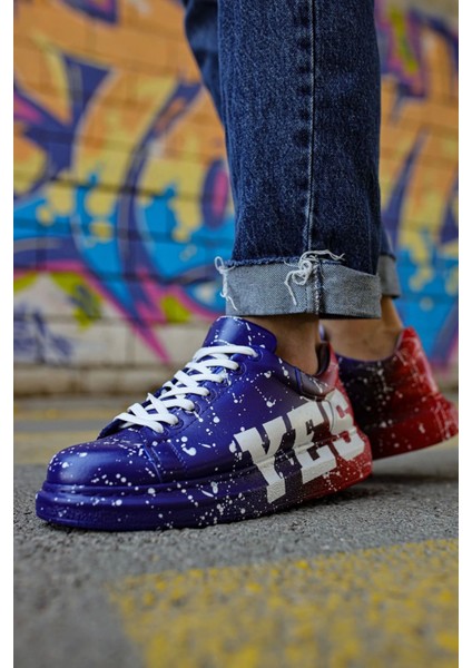 Kömen CH254 Cbt Pittura Erkek Ayakkabı 441 Mavı / Kırmızı Yes modelleri