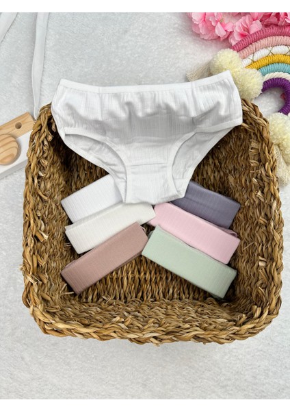 Minykids Düz Renk 7'li Külot Set