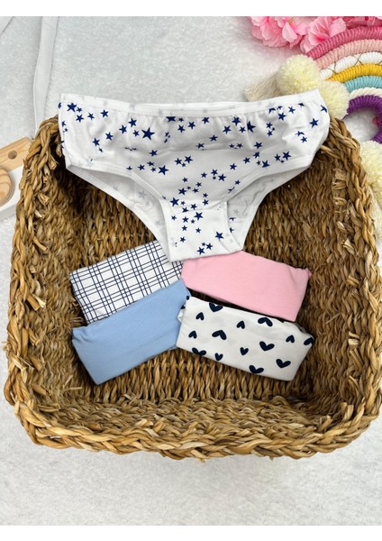 Minykids Desenli 5'li Külot Set