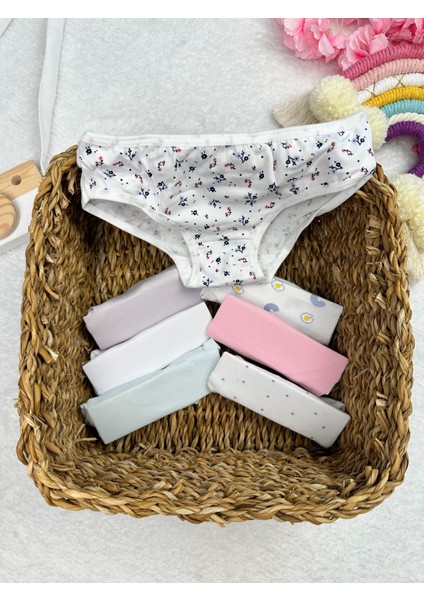 Minykids Desenli 7'li Külot Set