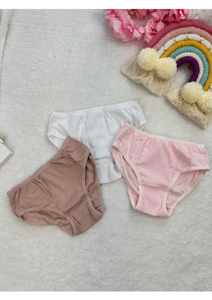 Minykids Renkli 3'lü Külot Set