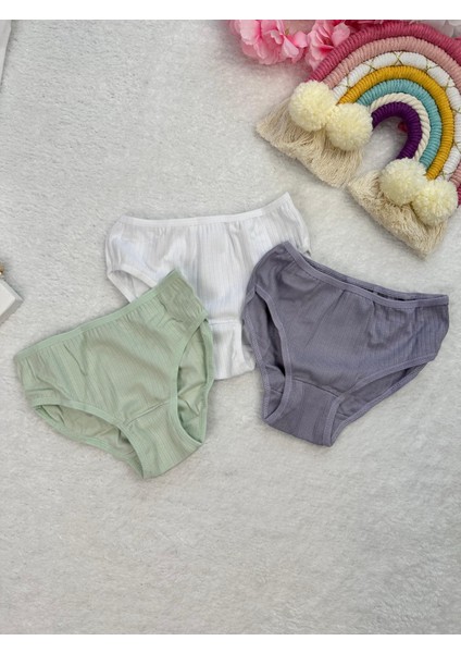 Minykids Renkli 3'lü Külot Set