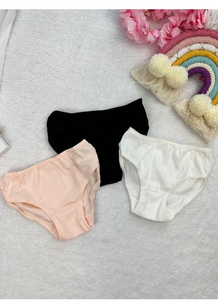 Minykids Renkli 3'lü Külot Set