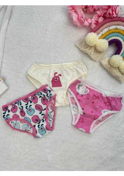 Minykids Hayvan Desenli 3'lü Külot Set