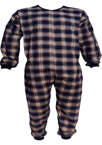 Premium Ultra Dayanıklı Yirtilmaz Hasta Bakım Tulumu Kıyafeti Demans Tulumu Uzun Kol