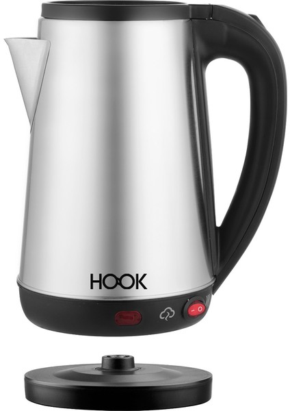 Inox Çaycı Elektrikli Çay Makinesi Kaliteli Paslanmaz Çelik Filtre (1.8l - 1500W)
