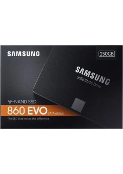 Samsung 860 Evo 250 GB Sata3 SSD HDD