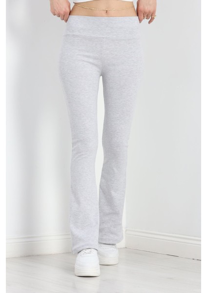 Ispanyol Paça Pantolon Gri - 8635.1567.