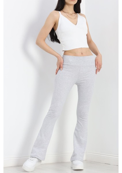 Ispanyol Paça Pantolon Gri - 8635.1567.