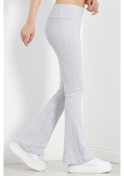 Ispanyol Paça Pantolon Gri - 8635.1567.