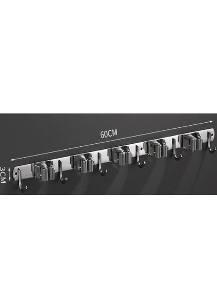 Sunup SN-26352 Altı Kancalı Beş Klipsli Askılık