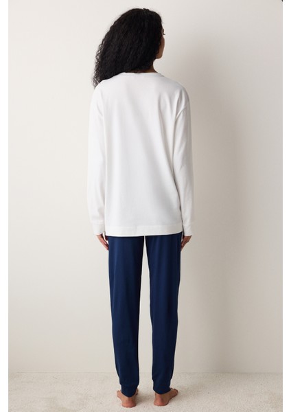 Sleep Mood Pantolon Çok Renkli Pamuklu Pijama Takımı indirimleri