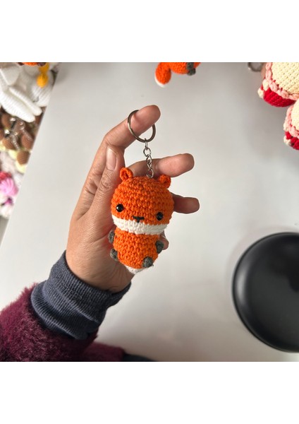 Amigurumi Elişi Tilki Anahtarlık / Arkadaşa Anahtarlığı modelleri