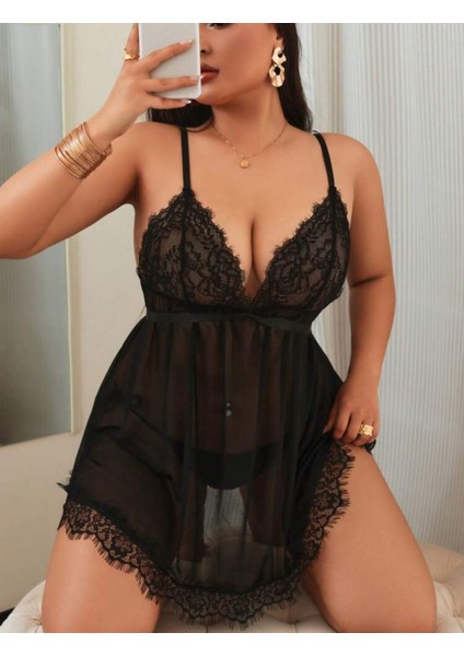 Büyük Beden Kurdelalı Gecelik fiyatları