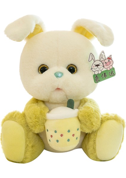 26 cm Süt Çay Tavşan Peluş Oyuncak (Yurt Dışından)