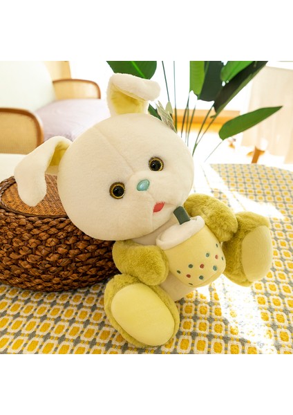 26 cm Süt Çay Tavşan Peluş Oyuncak (Yurt Dışından)