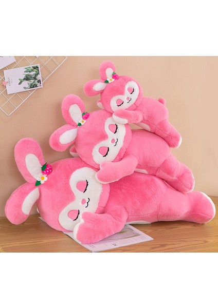 50CM Çilek Tavşan Yastık Peluş Oyuncak (Yurt Dışından)