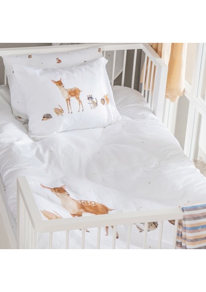 Forest Amigos 100% Pamuk Saten Bebek Nevresim Takımı fırsatları