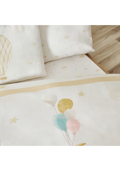 Baby Baloon 100% Pamuk Saten Bebek Nevresim Takımı modelleri