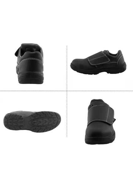 Iş Güvenlik Ayakkabısı Kaynakçı Ayakkabısı Çelik Demir Burunlu 45 Numara Cırtlı Inşaatçı Ayakkabı indirimleri