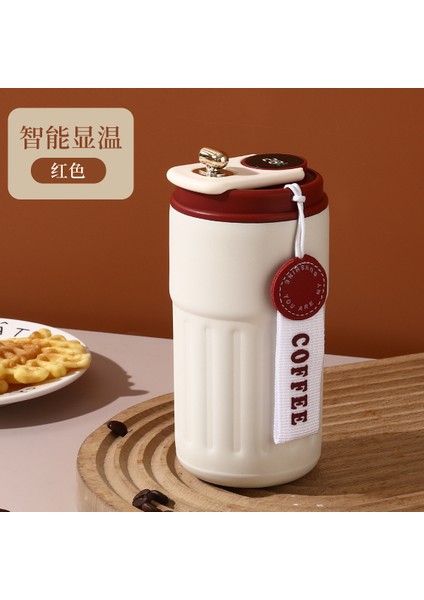 450ML Thermos Şişe Akıllı Ekran Sıcaklığı 316 Paslanmaz Çelik Vakum Kupası (Yurt Dışından)