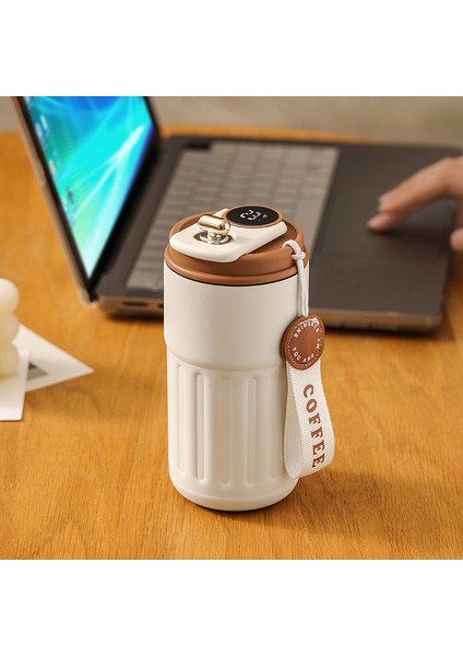 450ML Thermos Şişe Akıllı Ekran Sıcaklığı 316 Paslanmaz Çelik Vakum Kupası (Yurt Dışından) fiyatları