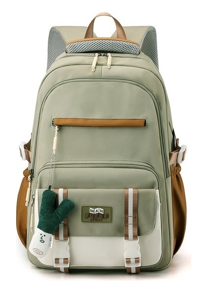 Oxford Büyük Kapasitel Kumaş Su Geçirmez Okul Çantası- Siyah (Yurt Dışından)