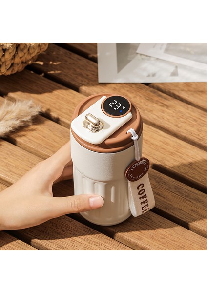 450ML Thermos Şişe Akıllı Ekran Sıcaklığı 316 Paslanmaz Çelik Vakum Kupası (Yurt Dışından) fırsatları