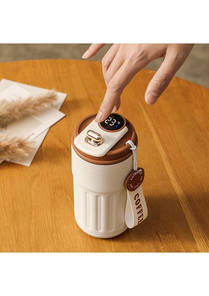 450ML Thermos Şişe Akıllı Ekran Sıcaklığı 316 Paslanmaz Çelik Vakum Kupası (Yurt Dışından) indirimleri