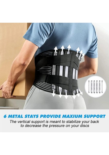 Doğrulaştırılabilir Arka Lumbar Destek Köpek Breathable Göz Paneller Anti-Skid Trainer Straps Sciatica Yardım Tam Beden ve Fatigu Küçük (Yurt Dışından)