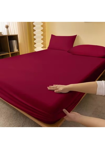 Ranforce Pamuklu Yastık Kılıflı Lastikli Çarşaf Takımı fırsatları