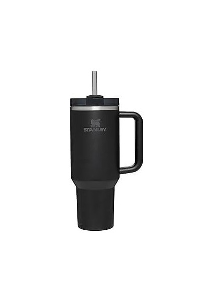 Marka Stanley Quencher Pipetli Termos Bardak, 1.18 Lt, Siyah