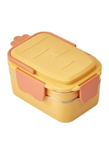 Lovehome Çift Katmanlı Paslanmaz Çelik Isı Yalıtımı Bölünmüş Yemek Saklama Kabı - Yeşil (Yurt Dışından)