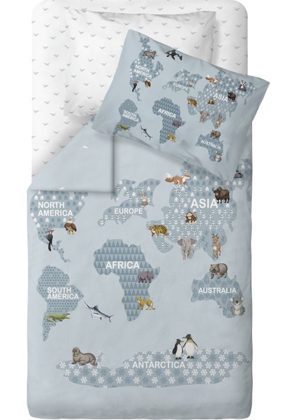 Maps %100 Pamuk Saten Bebek Nevresim Takımı