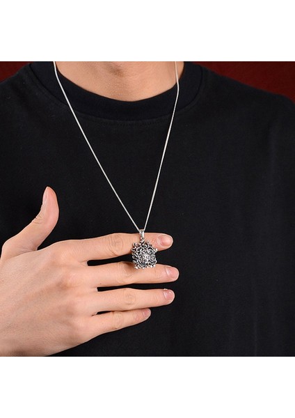 Gümüş Medusa Kolye 925 Ayar Gümüş Medusa Figürlü Unisex Kolye fiyatları