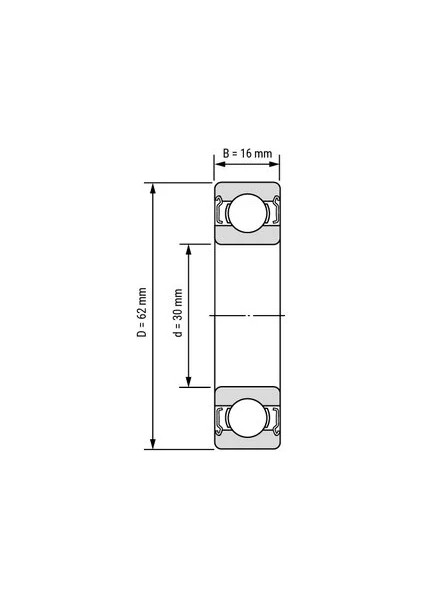 6206 Zz (Metal Kapaklı) Rulman 30X62X16 fiyatları