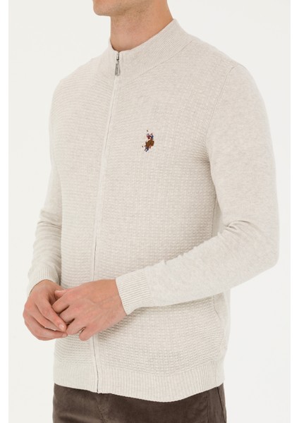 Erkek Taş Melanj Hırka (Triko) 50268938-VR225