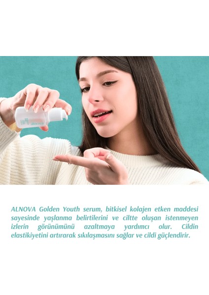 Hyaluronik Asit İçeren Anti-Aging Gençlik Serumu - Golden Youth Serum