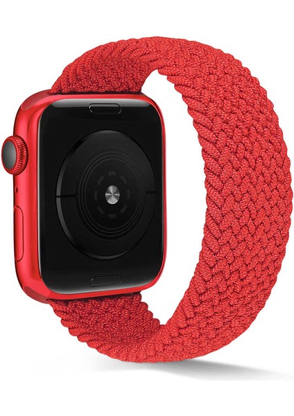 Watch Ultra 49MM Kordon Uyumlu Krd-38 Large Strap Kayış - Kırmızı