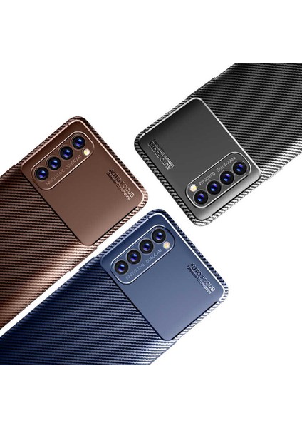 Oppo Reno 4 Pro Kılıf Negro Silikon Kapak-Siyah