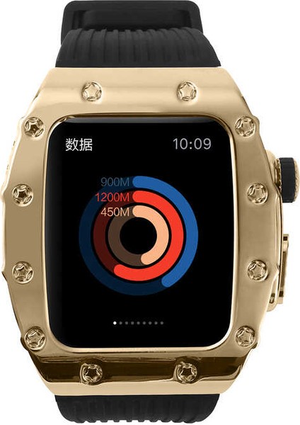 ​​​watch 44MM Uyumlu Krd-65 Kordon - Siyah-Gold fiyatları
