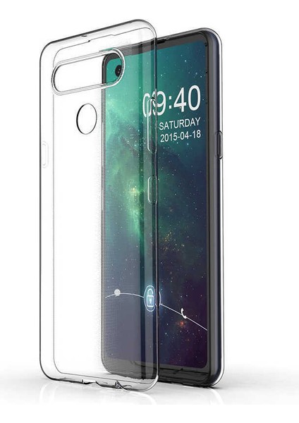 ZORE Lg G5 Kılıf Süper Silikon Kapak-Renksiz