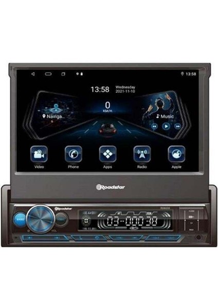 Roadstar RD-6200 7 Indash Navigasyonlu Androıd T3 Multimedya Oto Teyp