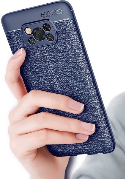 Xiaomi Poco X3 Kılıf Niss Silikon Kapak-Lacivert fiyatları