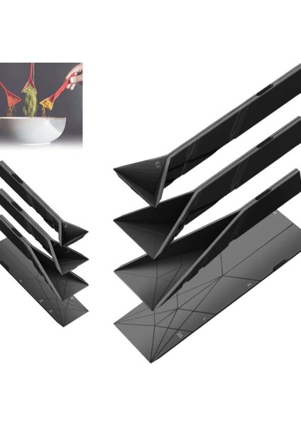 Düz 3-In-1 Ölçüm Kaşığı Katlanır Çok Fonksiyonlu Ölçüm Kaşığı (Yurt Dışından)