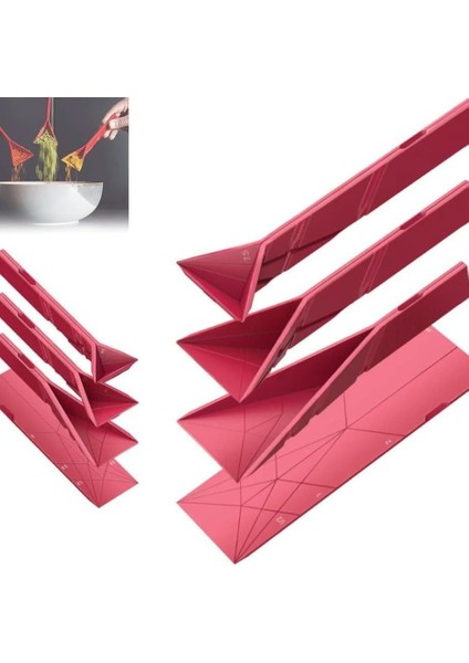 Düz 3-In-1 Ölçüm Kaşığı Katlanır Çok Fonksiyonlu Ölçüm Kaşığı (Yurt Dışından)