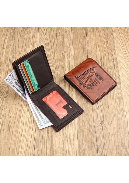 Yeni Erkek Cüzdan Vintage Kart Cüzdanı (Yurt Dışından) indirimleri