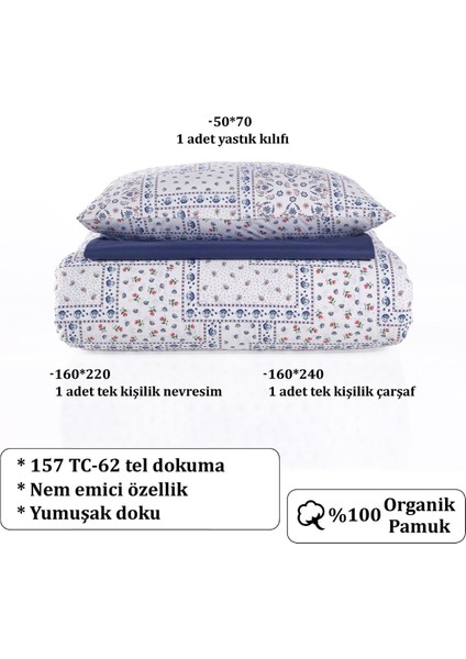 Minnie Lacivert Tek Kişilik Nevresim Takımı 160 x 220 cm indirimleri