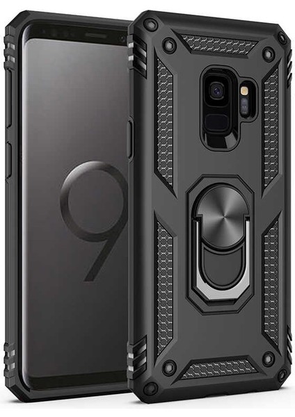 Galaxy S9 Kılıf Vega Kapak-Siyah