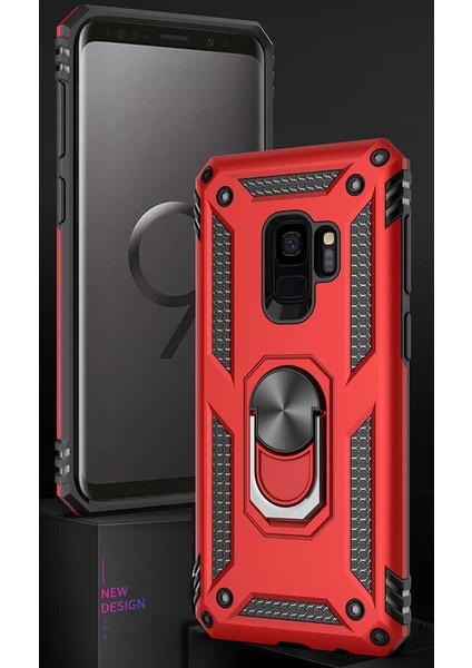 Galaxy S9 Kılıf Vega Kapak-Siyah